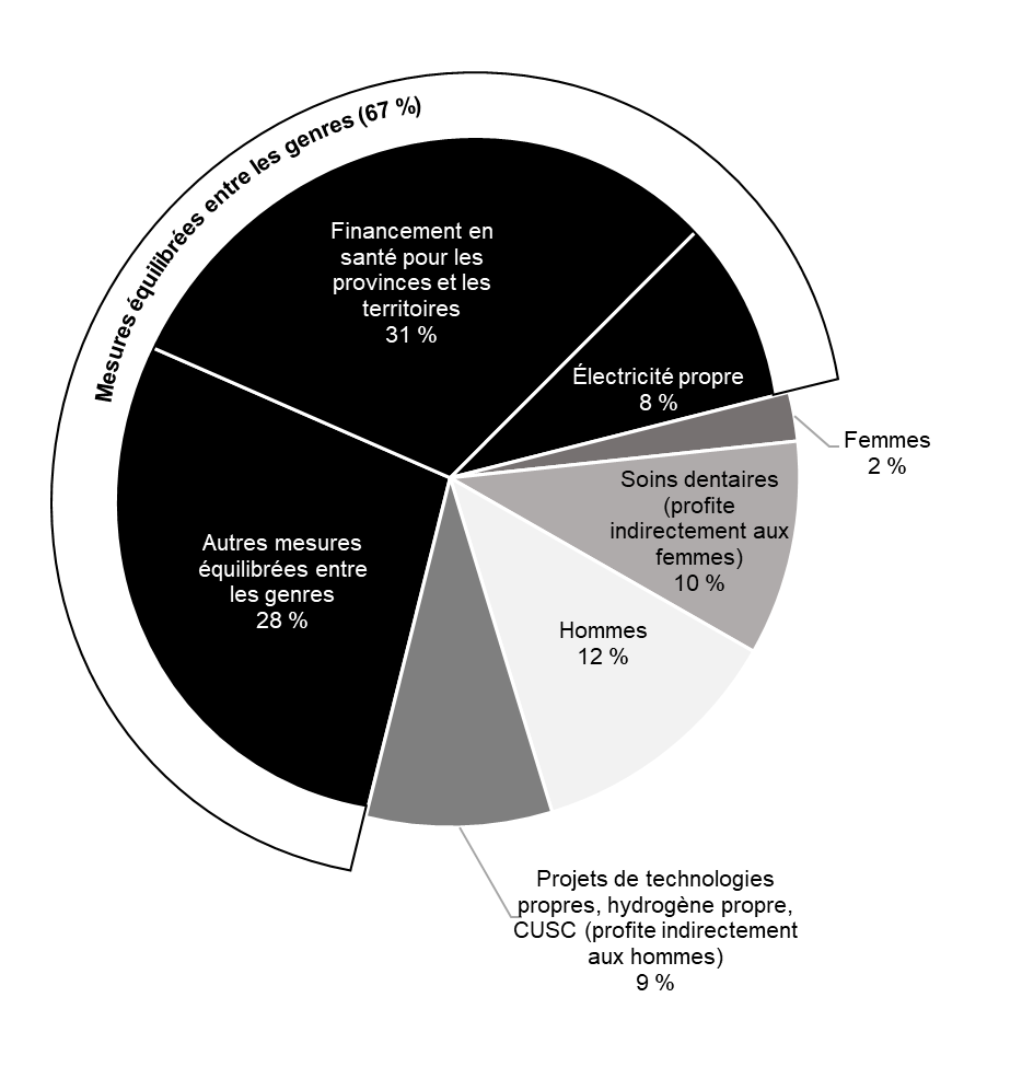 Graphique 4: Part des investissements dans le budget par genre