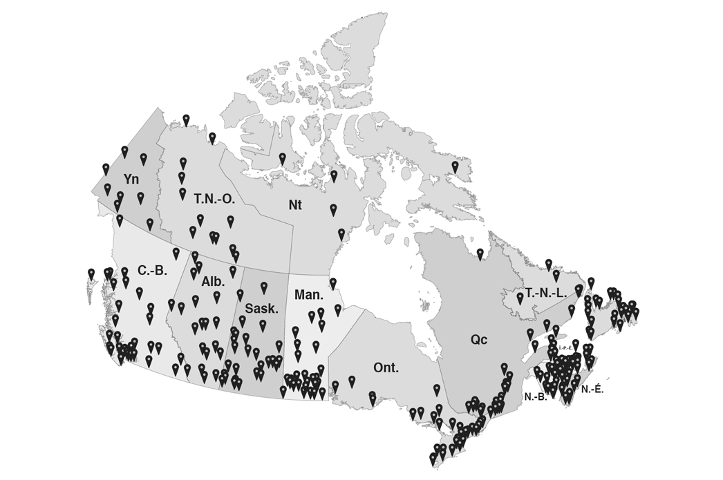 Figure 1.1 : Le gouvernement fédéral, plus important propriétaire foncier au Canada